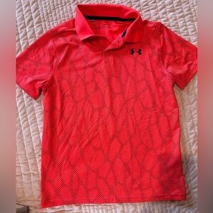 Under Armour Red Performance Polo Shirt